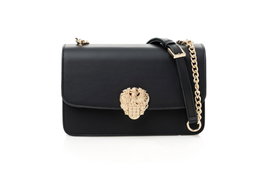 Vince Camuto Bolso Bandolera Amore Negro Piel de Polivinilo 24x10x15 cm